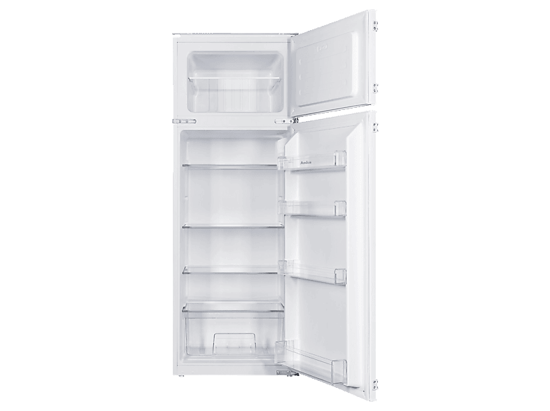 AMICA EDTS 374 901 Kühlgefrierkombination (E, 220 l, 1440 mm hoch, Weiß)
