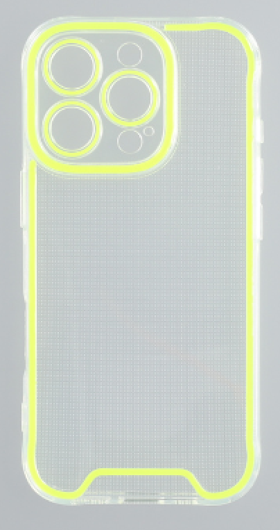 CASE AND PRO iPhone 16 Pro vékony TPU szilikon hátlap, neonzöld (FLU-IPH16PR-NGR)