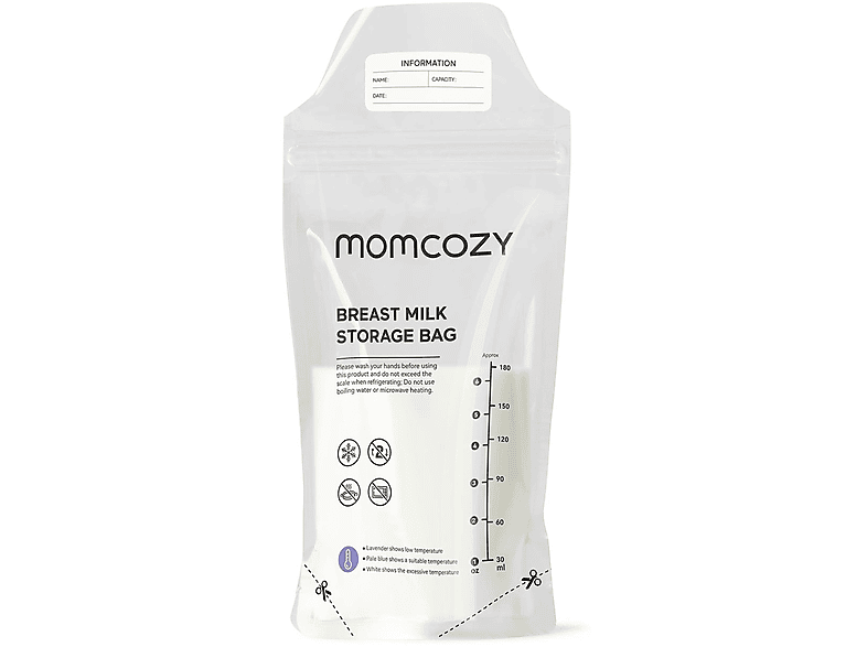 Borsa monouso per la conservazione del latte momcozy Sacche Latte 120 PZ