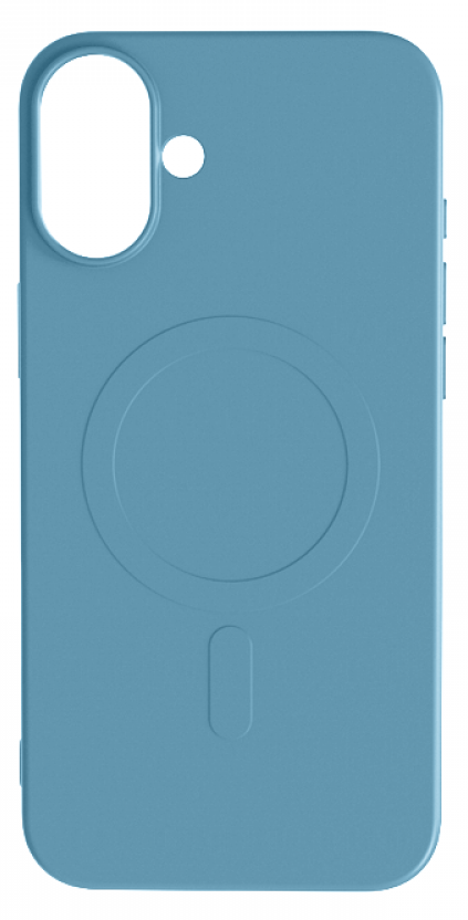 CASE AND PRO iPhone 16 mágneses szilikon tok, óceán szíve (MAG-IPH16-LBL)