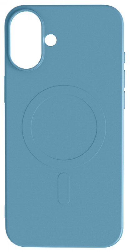 CASE AND PRO iPhone 16 Plus mágneses szilikon tok, óceán szíve (MAG-IPH16P-LBL)