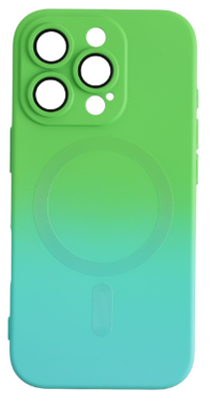 CASE AND PRO iPhone 16 Pro Max mágneses design tok, kék-zöld (MAG-IPH16PM-BLGR)