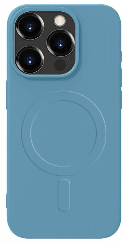 CASE AND PRO iPhone 16 Pro Max mágneses szilikon tok, óceán szíve (MAG-IPH16PM-LBL)