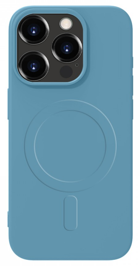 CASE AND PRO iPhone 16 Pro mágneses szilikon tok, óceán szíve (MAG-IPH16PR-LBL)