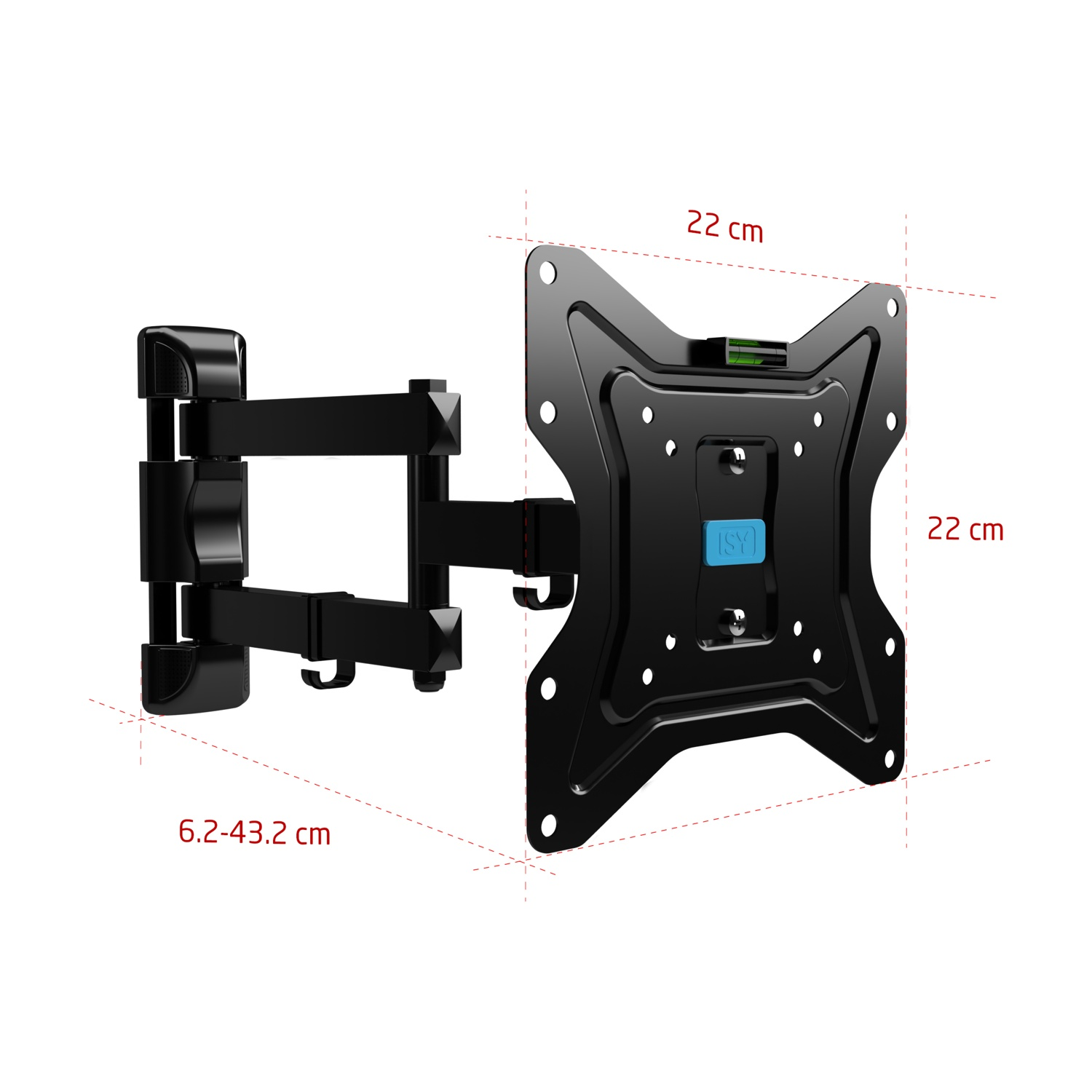 Hama 118100 Supporto A Muro Per TV Da 19 A 48 Pollici (da 48 Cm A - Foto 5