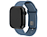 FIXED Sportos szilikonszíj Apple Watch 42/44/45mm-es okosórához, zöld/kék (FIXSST2-434-GREBL)