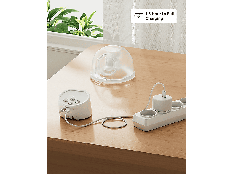 Momcozy BP168-WH00BA-A S12 Pro Tragbare Milchpumpe, Weiß, Single — Foto 2 von 5