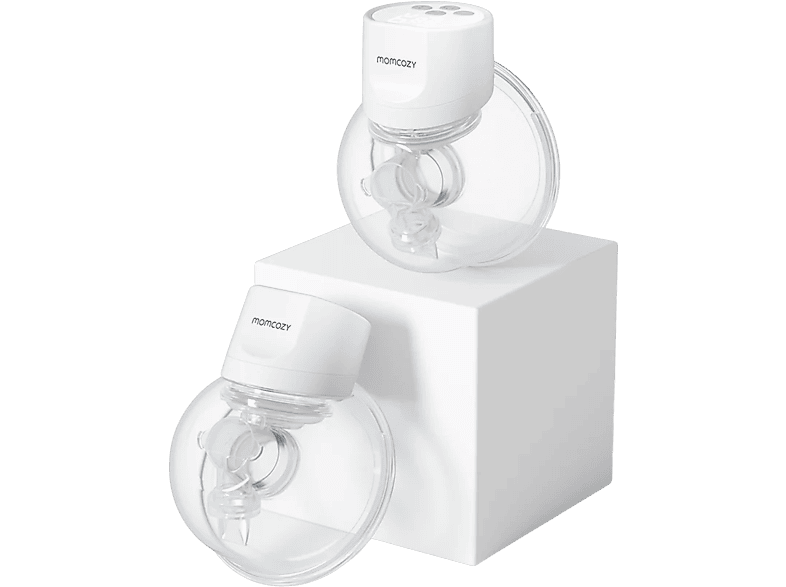 Momcozy BP167-WH00BA-A S12 Pro Tragbare Milchpumpe, Weiß, Double