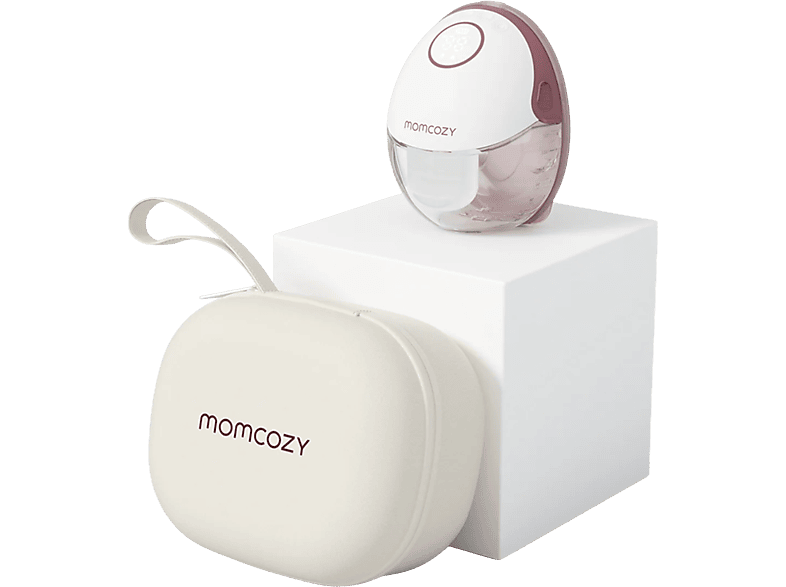 Momcozy BP318-IR00BA-A M6 Mobile Style™ Freihändige Milchpumpe, Single, Maroon