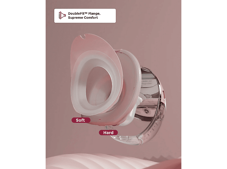 Momcozy BP318-IR00BA-A M6 Mobile Style™ Freihändige Milchpumpe, Single, Maroon — Foto 3 von 5