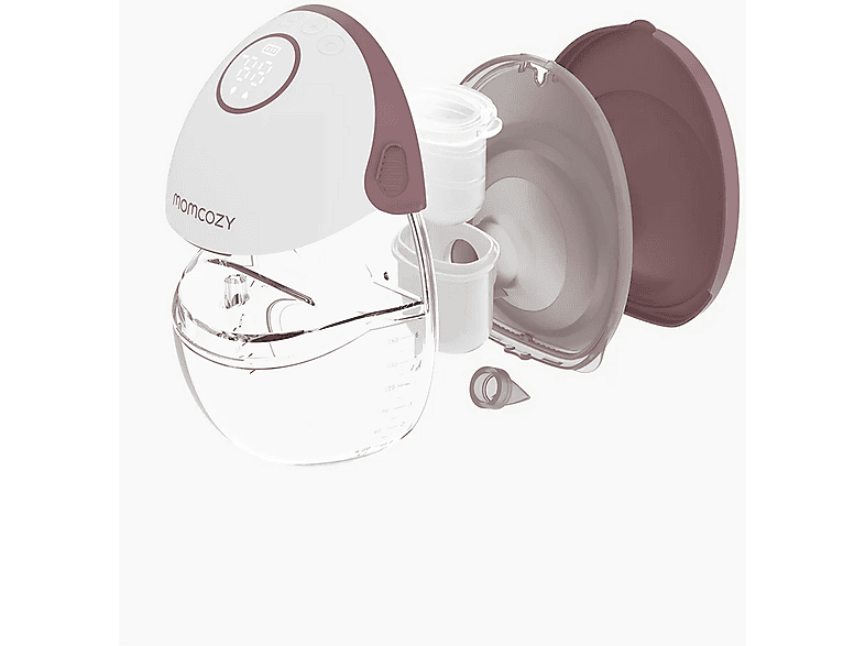 Momcozy BP318-IR00BA-A M6 Mobile Style™ Freihändige Milchpumpe, Single, Maroon — Foto 5 von 5
