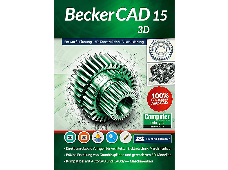Markt+Technik BeckerCAD 15 - 3D