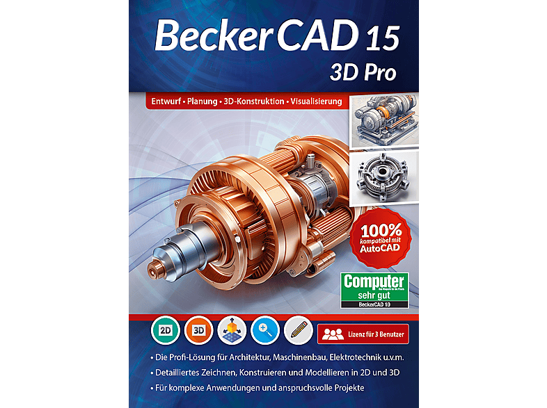 Markt+Technik BeckerCAD 15 - 3D Pro