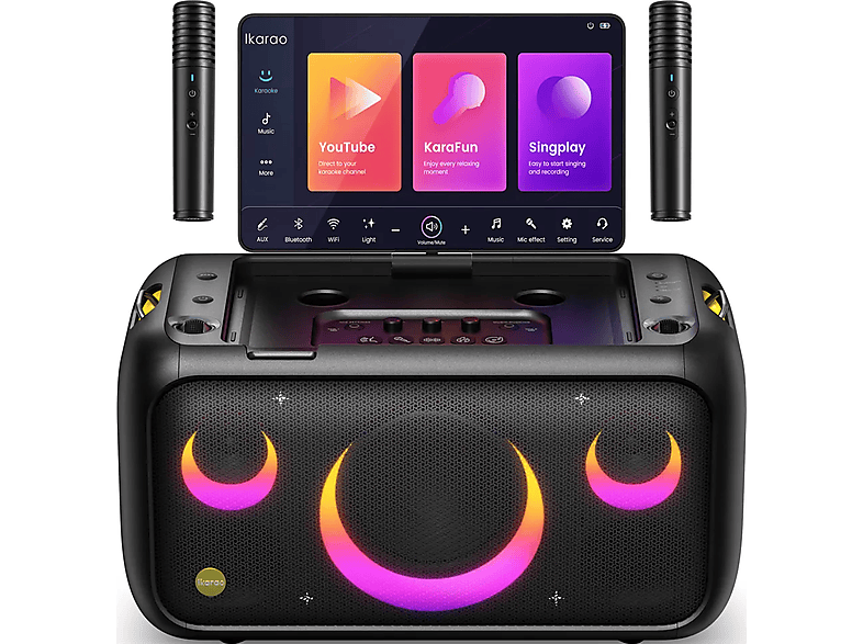 Ikarao Break X1 Karaoke Machine mit 13.3 Zoll Touchscreen; All-in-One-Karaokemaschine — Foto 3 von 5