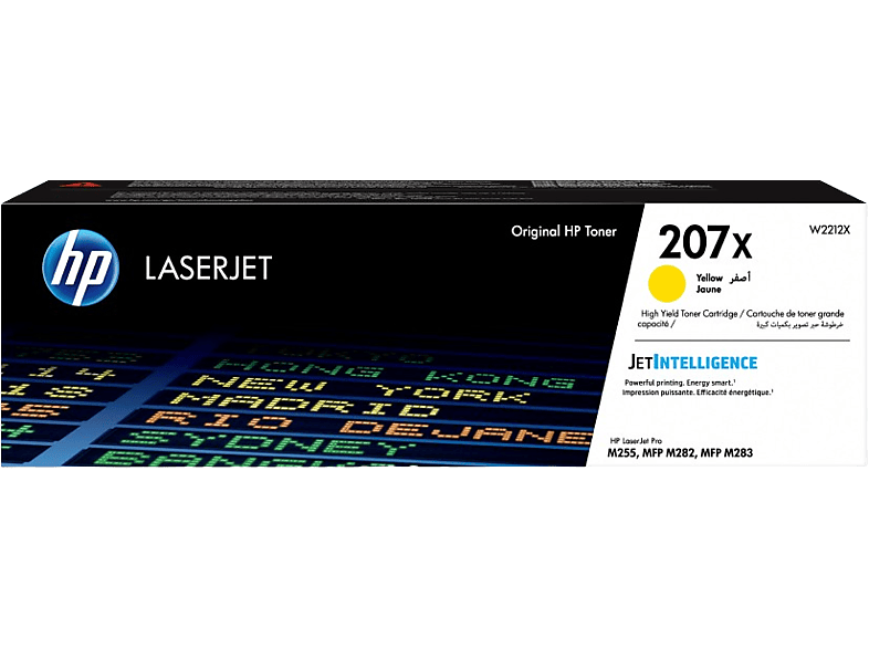 HP 207X LaserJet, Amarillo, W2212X