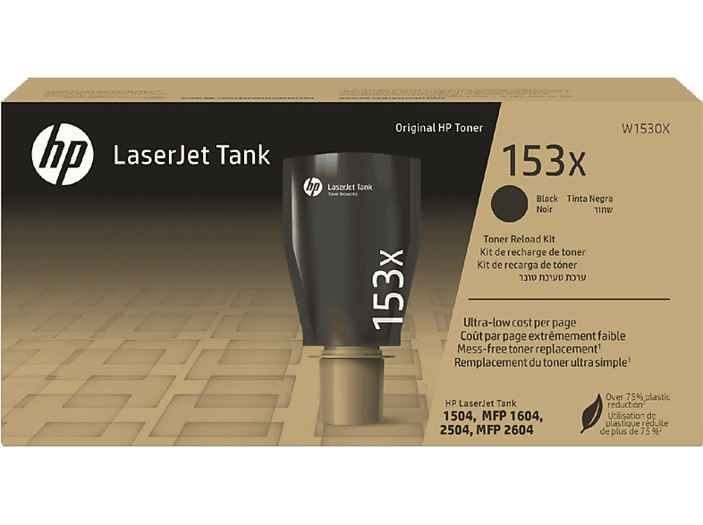 REACONDICIONADO Seminuevo Muy bueno Tóner - HP Original 153X LaserJet Tank, Negro