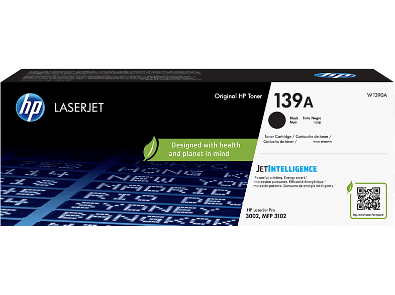 Cartucho de tinta - HP LaserJet 139A, Láser, Aproximadamente 1500 páginas, Planet Partners, Negro