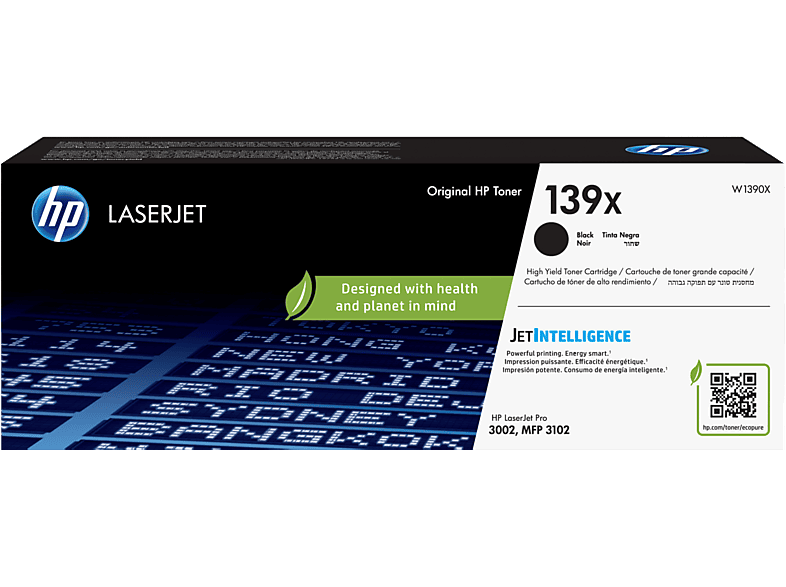 HP LaserJet 139X, Láser, Aproximadamente 4000 páginas, Planet Partners, Negro