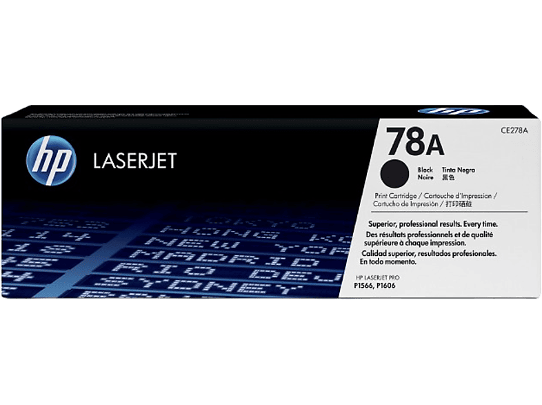 HP 78A LaserJet, Negro, CE278A