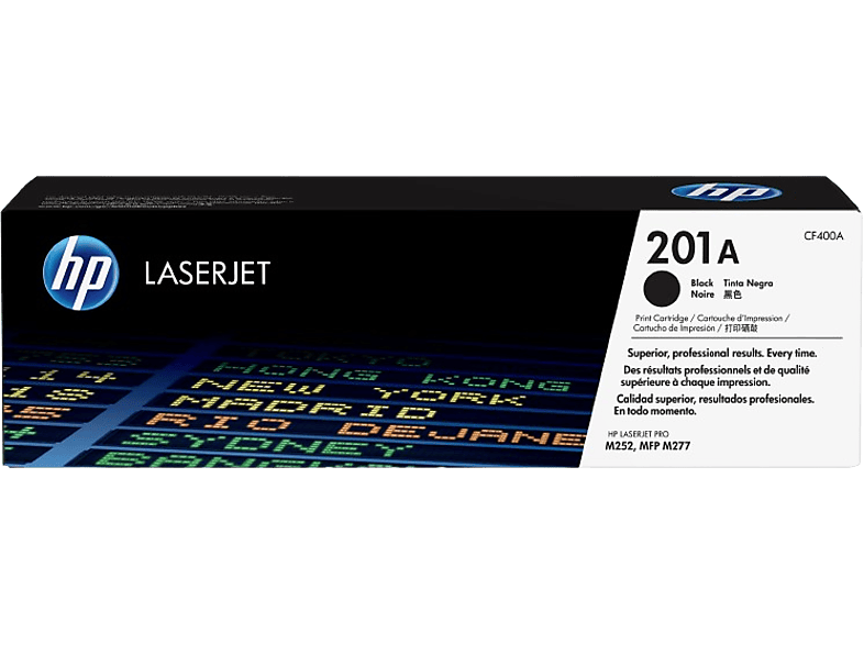 HP 201A LaserJet, Negro, CF400A