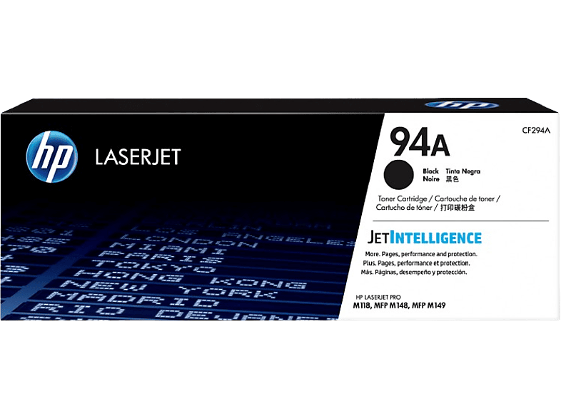 HP 94A LaserJet, Negro, CF294A