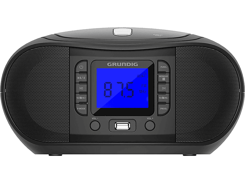 GRUNDIG GRB 3500 Radio, CD-Player, Schwarz