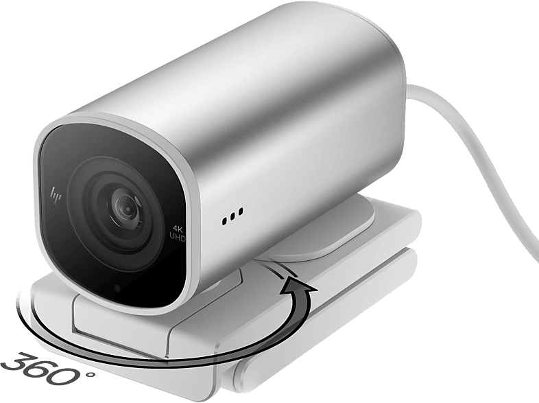 HP 960 4K USB-A Streaming Webcam Gümüş_0