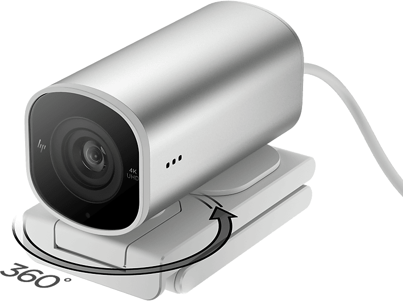 HP 960 4K USB-A Streaming Webcam Gümüş