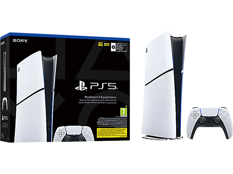 SONY Playstation 5 Slim Digital Edition 1 TB Oyun Konsolu Beyaz