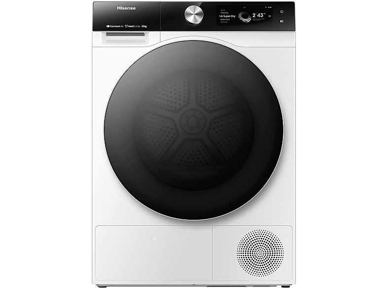 Hisense Dh7S107Bw asciugatrice, 10 kg, 72 cm, Classe A+++