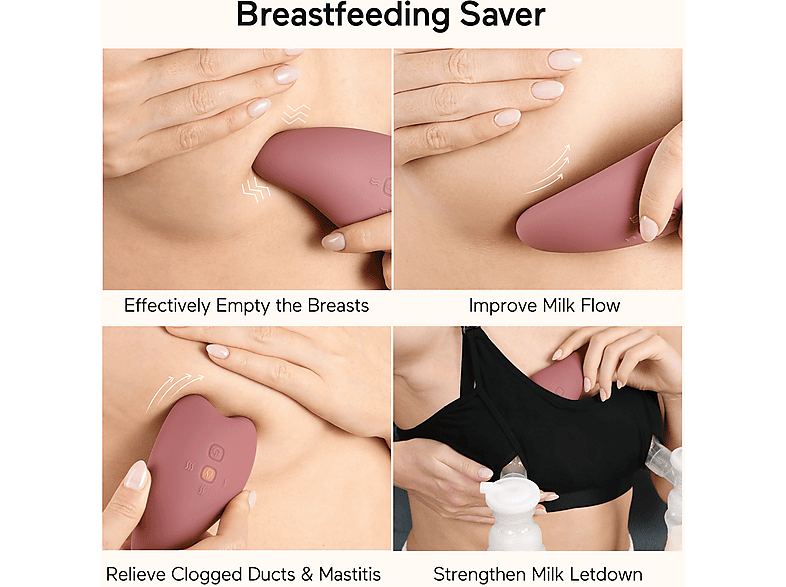 Momcozy Laktations Massagegerät wärmend 2-in-1/ 1Pack — Foto 2 von 5