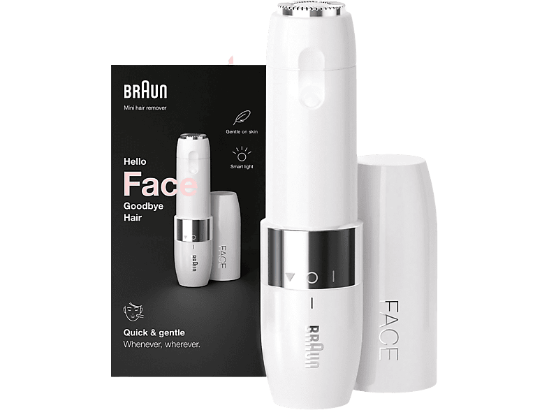 BRAUN FACE FS1000 Mini Tüy Alma Cihazı Beyaz