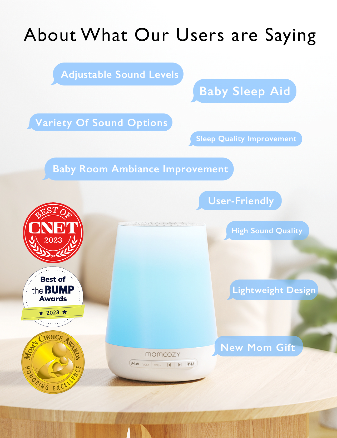 Baby-Soundmaschine mit Auszeichnungen und Benutzerbewertungen.