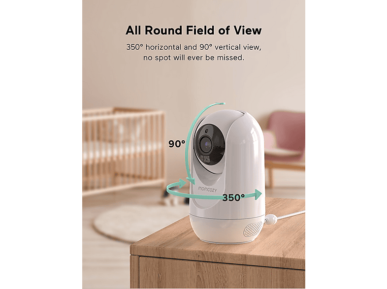 Momcozy Video Baby Monitor 5 inch; Babyphone — Foto 5 von 5