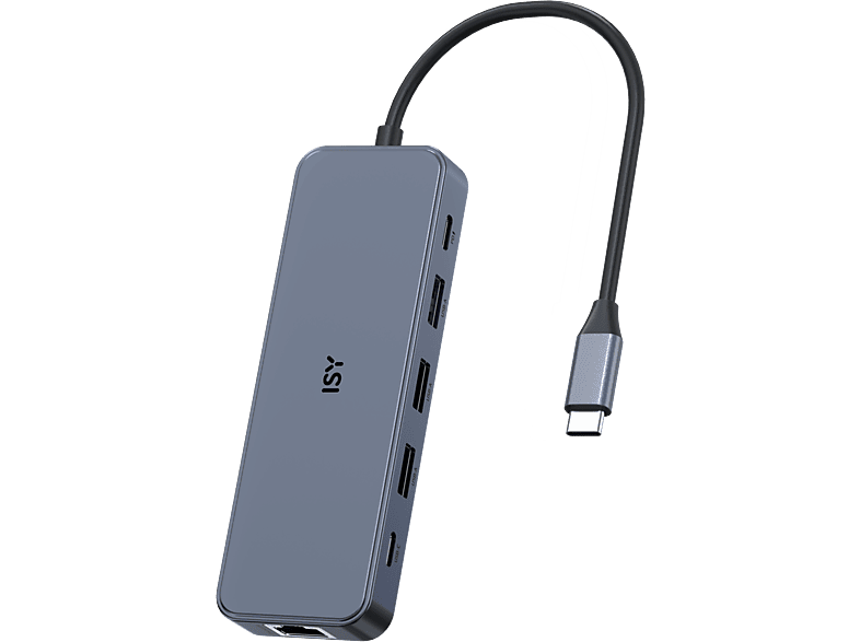 ISY Multiport Adapter 10-in-1 Usb-c Zilver (iad-1034)