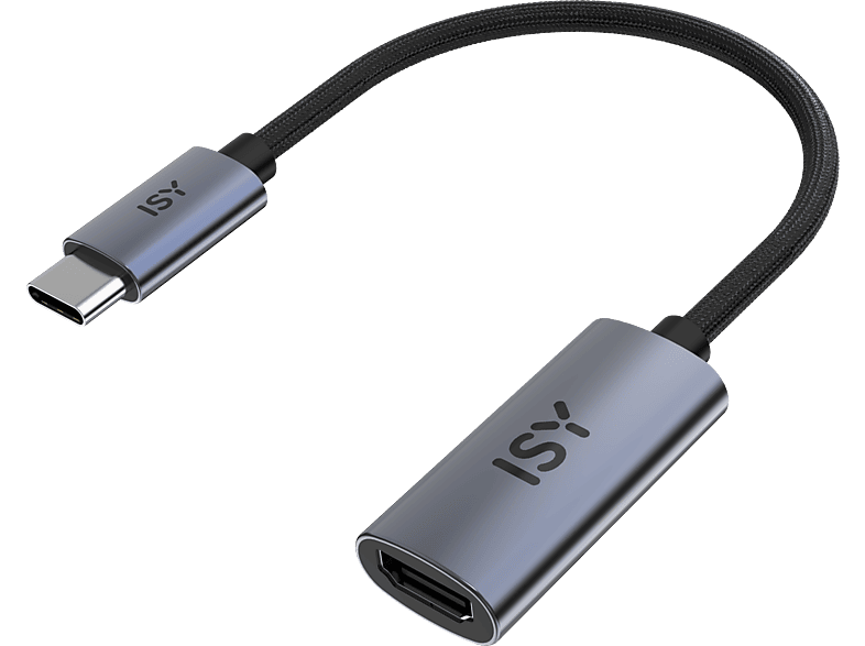 ISY Adapter Usb-c Naar Hdmi 2.1 Grijs (iad-1035)