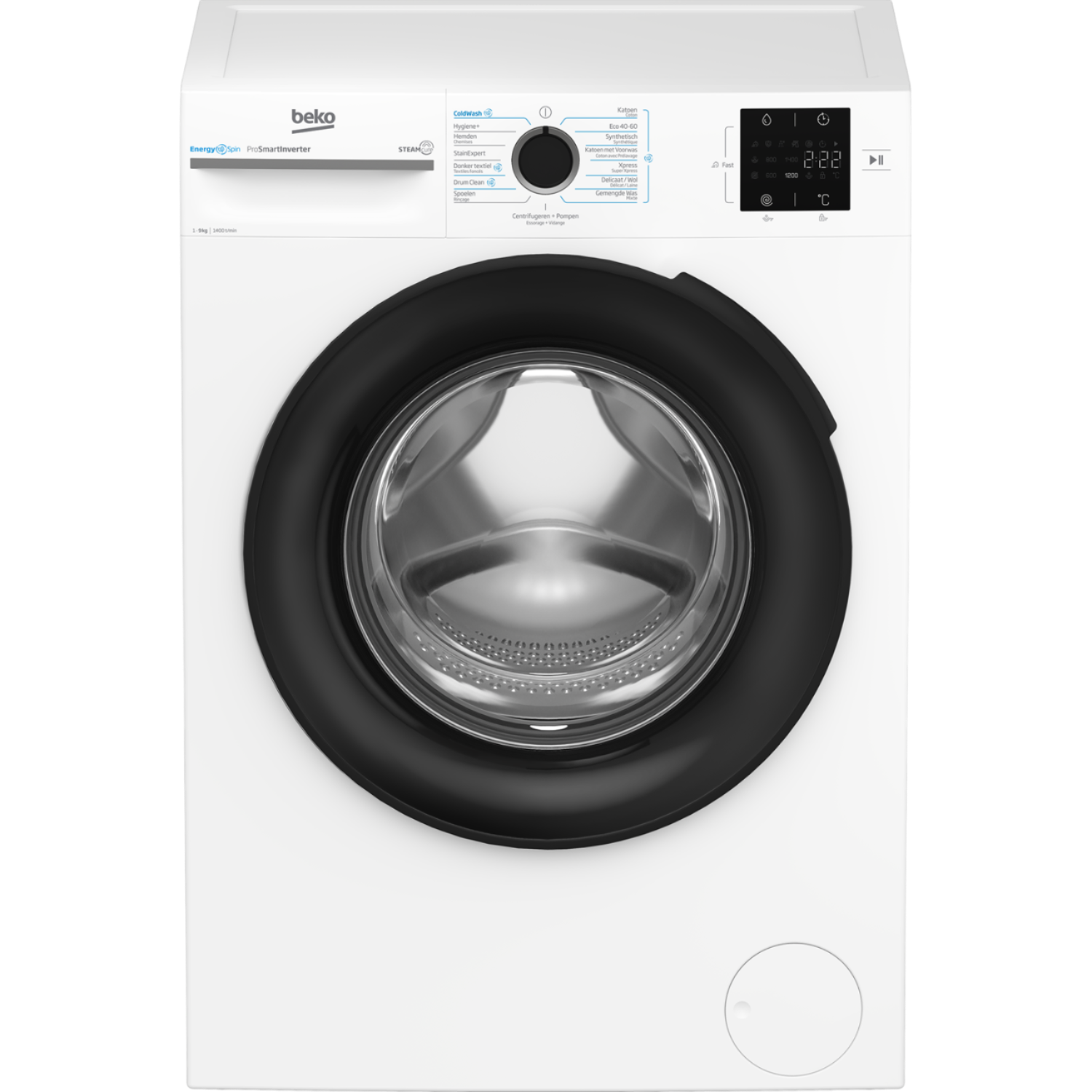 Beko Bm3wft3941w Energyspin Wasmachine (9 Kg 1400 Rpm A)