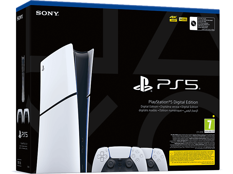 Sony PlayStation 5 Slim - 1TB w tym 2 kontroler biały