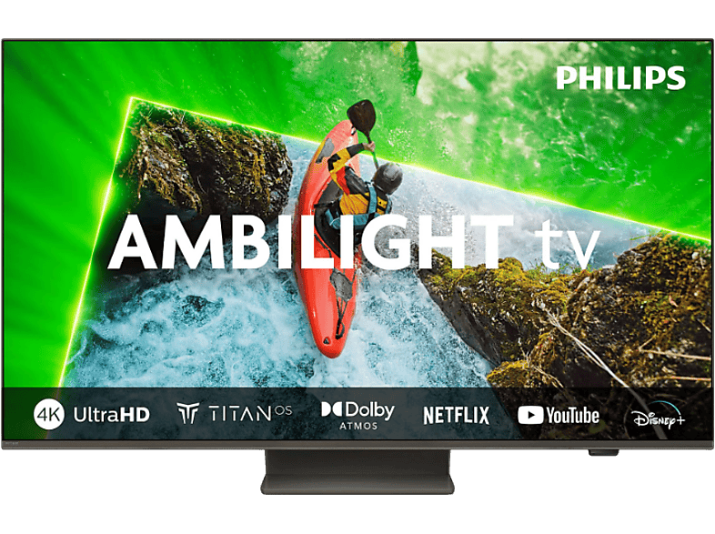 PHILIPS 55PUS8609/62 55 inç 139 cm 4K UHD LED Dolby Atmos Titan OS Ambilight TV