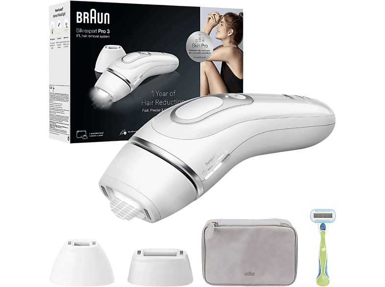 BRAUN PL3132 IPL Silk-Expert Pro3, Çanta, 2 Başlık, Venus Tıraş Makinesi