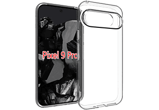 CASE AND PRO Google Pixel 9 Pro XL vékony szilikon hátlap, átlátszó (TPU-GOOGLE-P9P-TP)