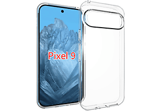 CASE AND PRO Google Pixel 9 vékony szilikon hátlap, átlátszó (TPU-GOOGLE-P9-TP)