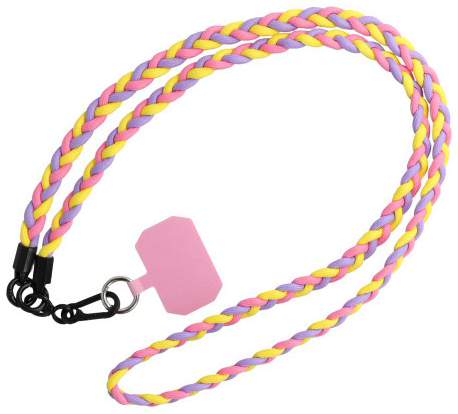 CELLECT Fonott szövet nyakbaakasztó telefon tokhoz, színes (LANM-FAB-CO)