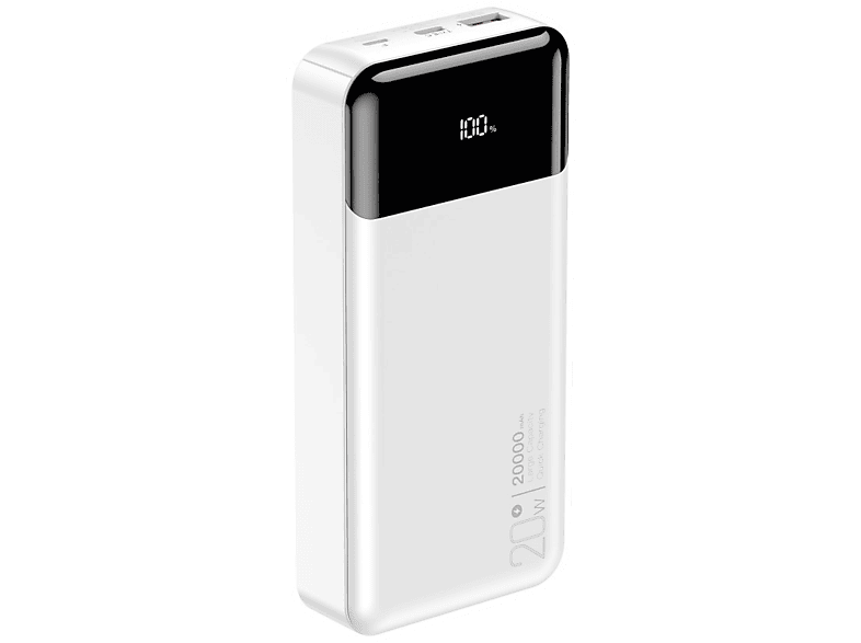 CELLECT Powerbank PR192 PD20W, 20000 mAh, fehér (PBANK-PR192-W)