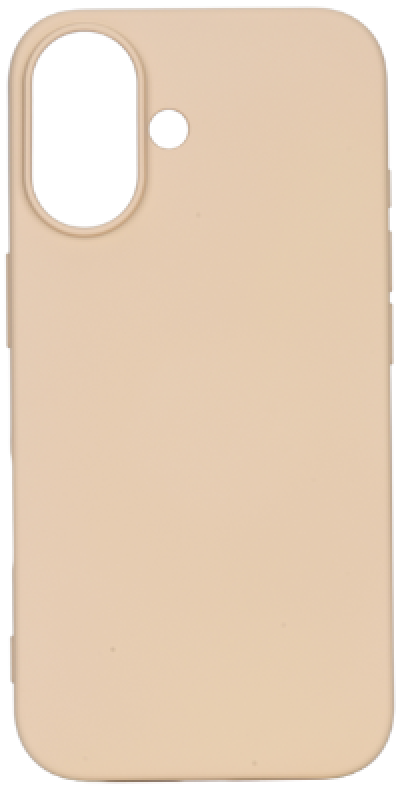 CASE AND PRO Premium szilikon tok, iPhone 16 Plus, édes barack (PREM-IPH16P-PE)