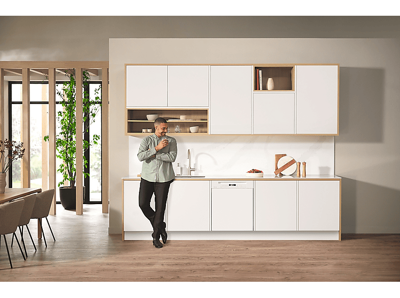 Miele G 7130 SCU AutoDos Geschirrspüler (unterbaufähig, Besteckschublade, 598 mm breit, 43 dB(A), B, Brillantweiß) — Foto 3 von 5