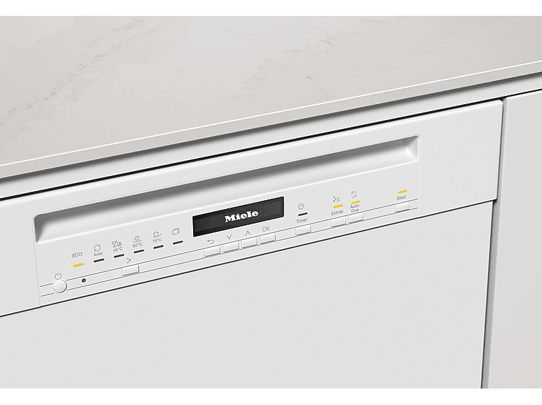 Miele G 7130 SCU AutoDos Geschirrspüler (unterbaufähig, Besteckschublade, 598 mm breit, 43 dB(A), B, Brillantweiß) — Foto 5 von 5