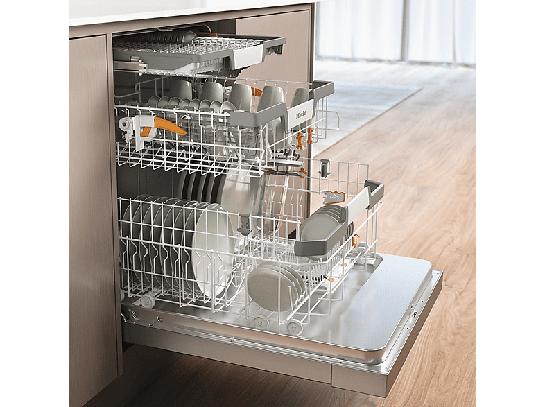 Miele G 7210 SCU Geschirrspüler (unterbaufähig, Besteckschublade, 598 mm breit, 43 dB(A), A, Edelstahl CleanSteel) — Foto 3 von 5