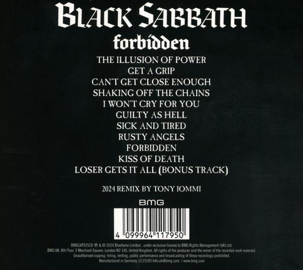 Albumcover mit schwarzem Hintergrund und Bandnamen in weißen Buchstaben.