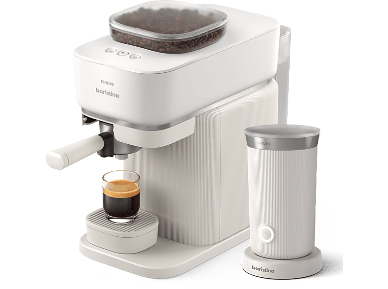 Kaffeemaschine Mit Mahlwerk Und Milchaufschaumer
